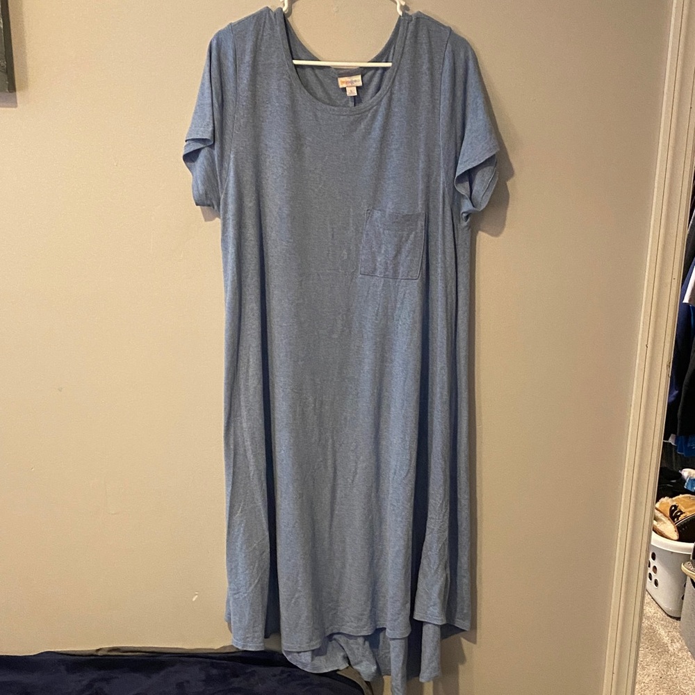 LuLaRoe Blue Casual Dress